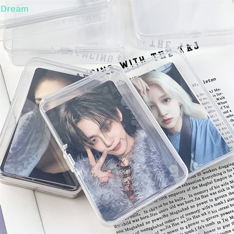 lt-dream-gt-อัลบั้มรูปภาพ-idol-kpop-ขนาดเล็ก-สีโปร่งใส-สําหรับเก็บสะสมการ์ด-1-ชิ้น