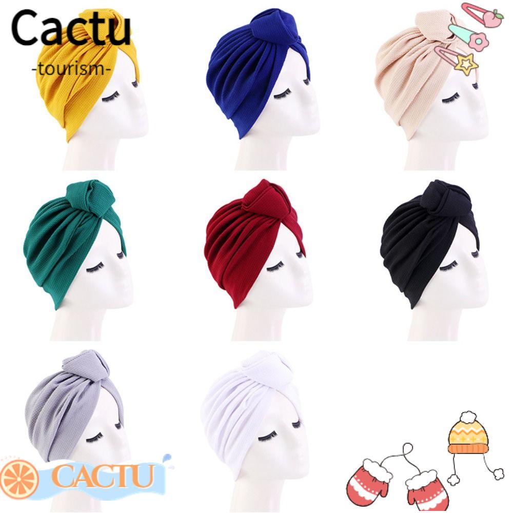 cactu-ผ้าโพกหัว-ผูกปม-ผู้หญิง-มัสยิลแมน-ผ้าโพกหัว-เครื่องประดับผม-หมวกอินเดีย
