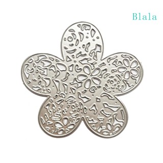 Blala แผ่นแม่แบบโลหะ ฉลุลายนูน สําหรับตกแต่งสมุด การ์ด DIY