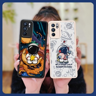 simple funny Phone Case For OPPO Reno6 Pro Dirt-resistant soft shell couple leather heat dissipation luxurious texture