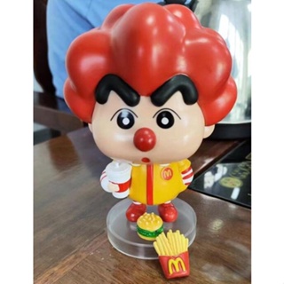 ตุ๊กตาฟิกเกอร์ Mcdonalds Crayon Shin-Chan Q Version Nohara Shinnosuke น่ารัก แบบสร้างสรรค์ ของเล่นสําหรับเด็ก