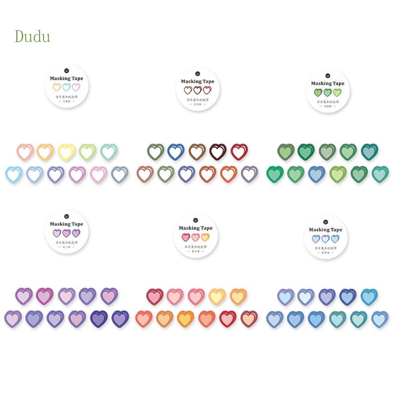 dudu-เทปวาชิ-สําหรับตกแต่งสมุดภาพ-การ์ด-แพลนเนอร์-diy-100-ชิ้น