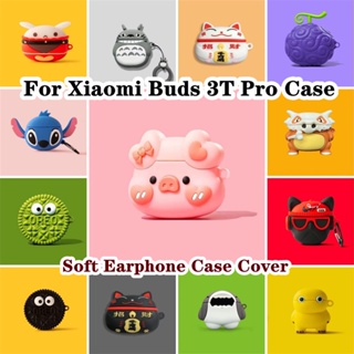 【คุณภาพสูง】เคสหูฟัง แบบนิ่ม ลายการ์ตูน สําหรับ Xiaomi Buds 3T Pro 3T Pro