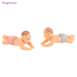 Brightstar โมเดลตุ๊กตาเด็กจําลอง ขนาดเล็ก สําหรับตกแต่ง