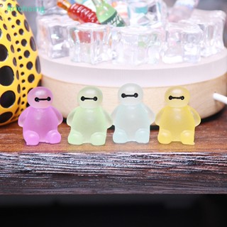 &lt;Arichsing&gt; ตุ๊กตาฟิกเกอร์เรซิ่น Baymax เรืองแสง ขนาดเล็ก ของเล่นสําหรับเด็ก ลดราคา 2 ชิ้น