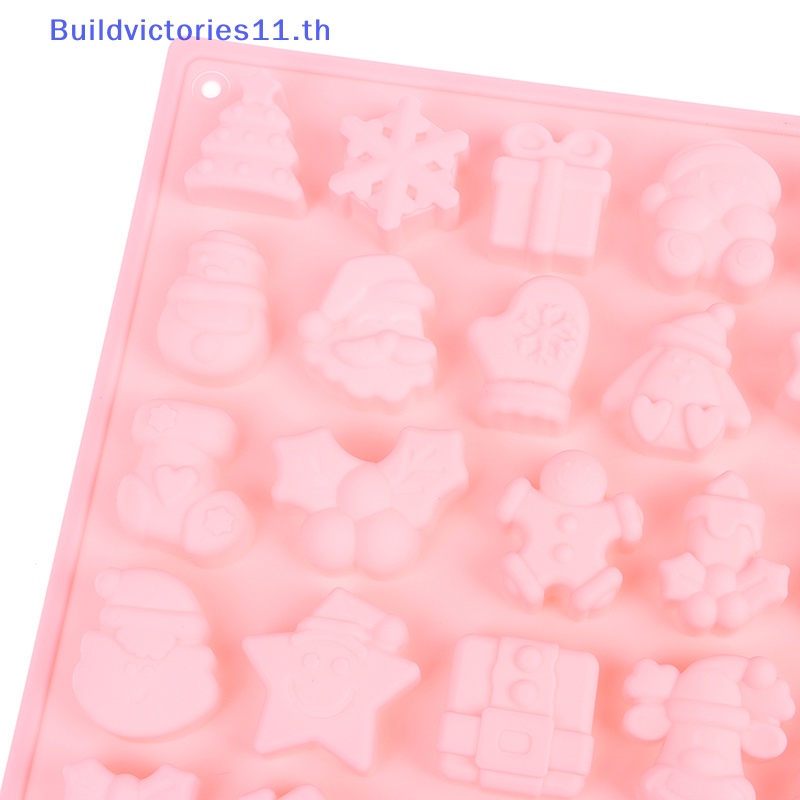 buildvictories11-แม่พิมพ์ซิลิโคน-ลายคริสต์มาส-สโนว์แมน-25-ช่อง-สําหรับทําเค้ก-ช็อคโกแลต-เบเกอรี่-th