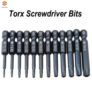 Torx ดอกไขควง ก้านหกเหลี่ยม เหล็กอัลลอย ความแข็งแรงสูง