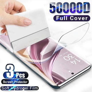 3PCS Hydrogel Film For oppo Reno10 reno10 Pro plus pro+ 5G global Full Cover Soft Clear Phone Screen Protector back film