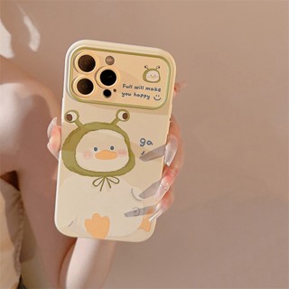 เคสโทรศัพท์มือถือ แบบใส ลายการ์ตูนกบ เป็ดน่ารัก สําหรับ Apple iPhone 13 12 PROMAX XS 13 PROPHONE 14 78 PLUS 14 PROMAX 14 12 MINI