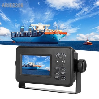 Aries306 HP‑528A 4.3in LCD สี เครื่องนำทาง GPS สำหรับการเดินเรือ เครื่องระบุตำแหน่งสัญญาณเตือนภัย Class B AIS Transponder Combo