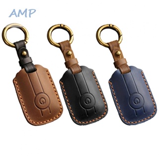 ⚡NEW 8⚡Car Cowhid Key Cover Handmade Leather Motor Key Fob Decor Practical Attachments