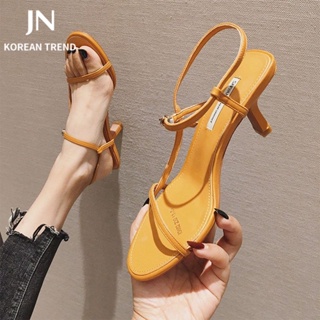JN Studio JNstudio รองเท้าแตะผู้หญิง รองเท้าผู้หญิง รองเท้าส้นสูง 2023 ใหม่ 032305 Stylish Chic คุณภาพสูง High quality B25G012 36Z230909