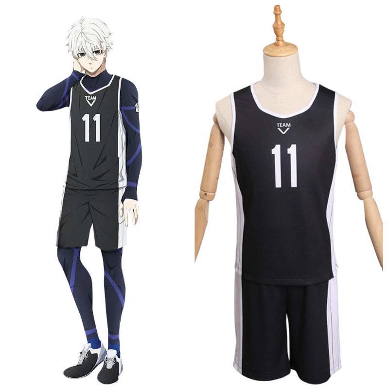 เสื้อกีฬาแขนสั้น-คอสเพลย์-ลายทีมชาติฟุตบอล-reo-mikage-seishiro-nagi-สีฟ้า-สําหรับผู้ชาย