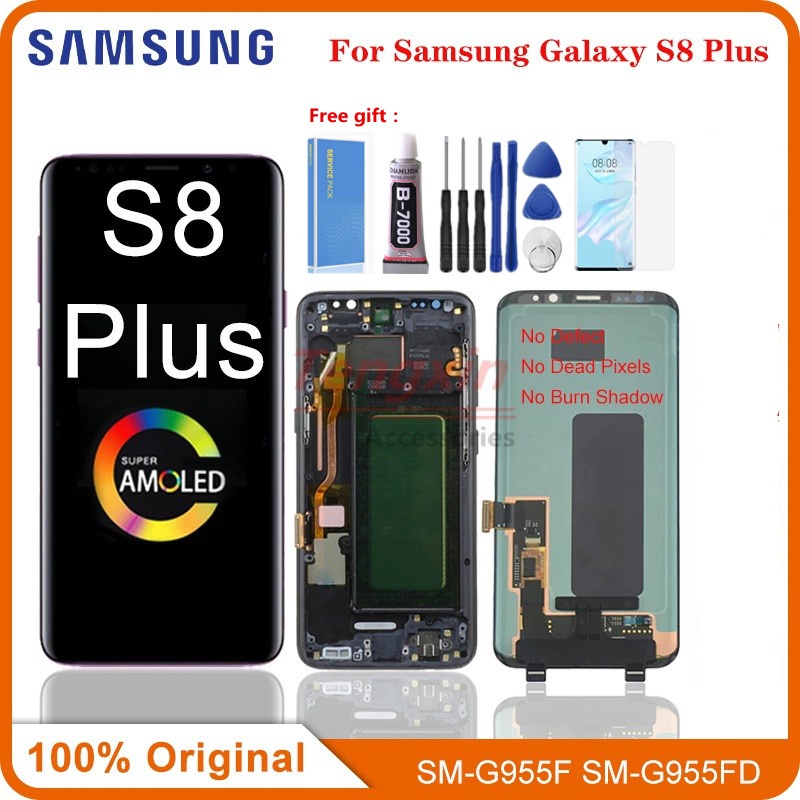 อะไหล่หน้าจอสัมผัสดิจิทัล-lcd-amoled-6-2-นิ้ว-สําหรับ-samsung-galaxy-s8-plus-lcd-g955-g955f-galaxy-s8plus