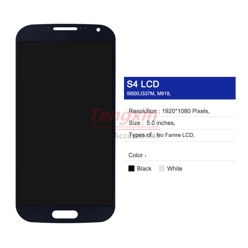 หน้าจอแสดงผล-lcd-s4-i9500-พร้อมกรอบ-แบบเปลี่ยน-สําหรับ-samsung-galaxy-s4-i9500