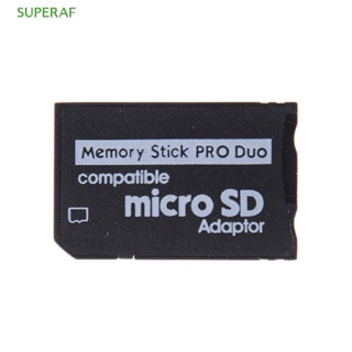 Superaf อะแดปเตอร์การ์ดหน่วยความจํา Micro SD เป็น Memory Stick สําหรับ PSP ขายดี