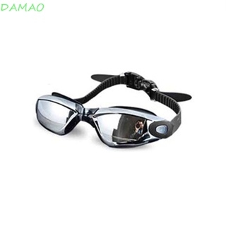 Damao แว่นตาว่ายน้ํา เด็กผู้ชาย เด็กผู้หญิง ปรับได้ กรอบใหญ่ ป้องกันรังสียูวี กันน้ํา กันหมอก แว่นตา ชุดว่ายน้ําเด็ก