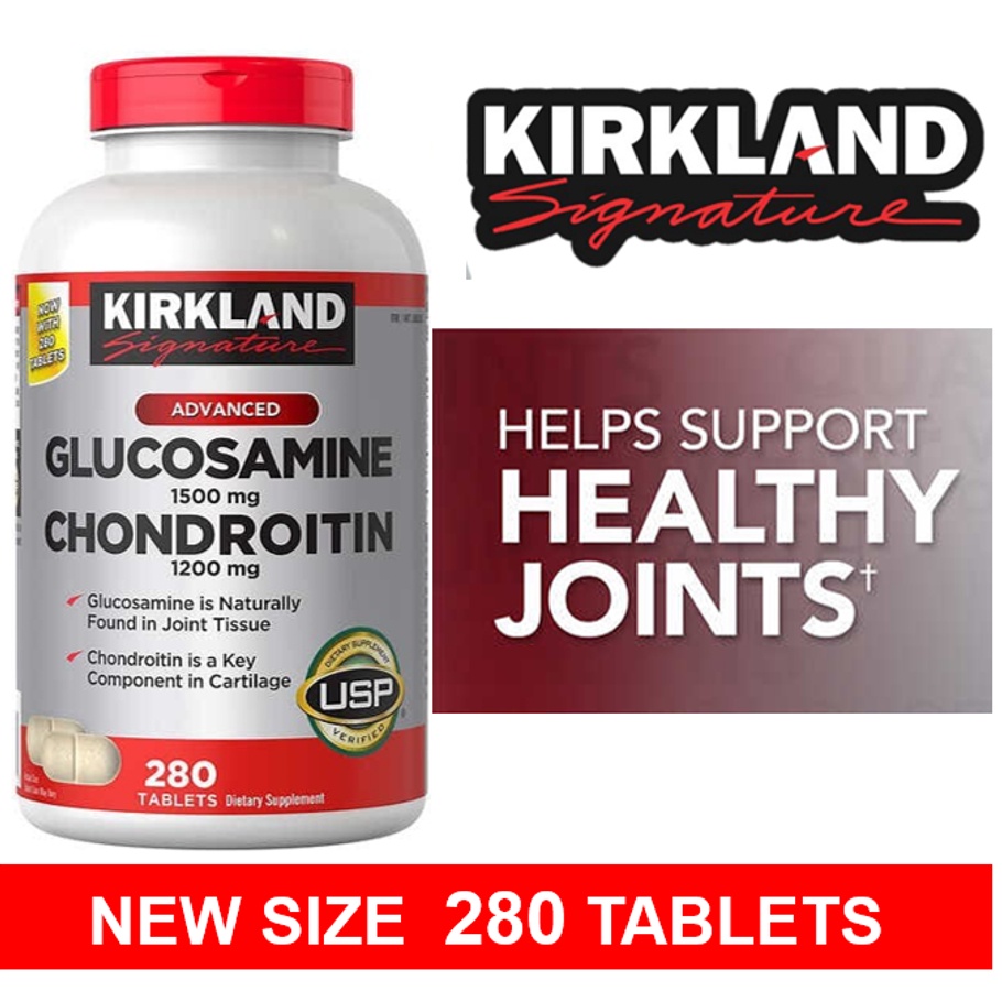 (Exp.20262027) Kirkland Glucosamine HCI 1500mg Chondroitin Sulfate