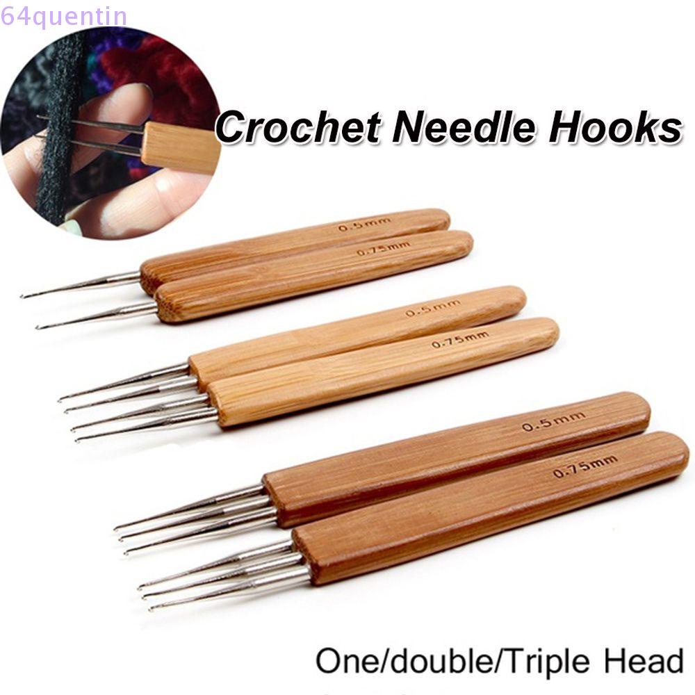 D&D 0.5/0.75mm Dreadlock Crochet Hook Tool Braid Hair Dreadlocks Needle  Weaving Crochet for Braid