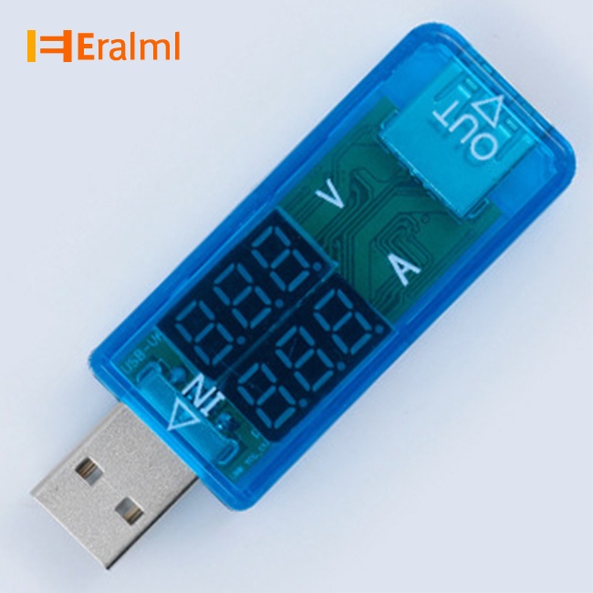 eralml-เครื่องทดสอบแรงดันไฟฟ้าดิจิทัล-usb-แอมแปร์มิเตอร์-โวลต์มิเตอร์-เครื่องมือวัดแรงดันไฟฟ้า-ใช้งานได้จริง