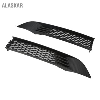 ALASKAR กระจังหน้ากันชนป้องกันแมลง Matte Black Air Inlet Vent Cover สำหรับ Tesla รุ่น Y 2019-2022