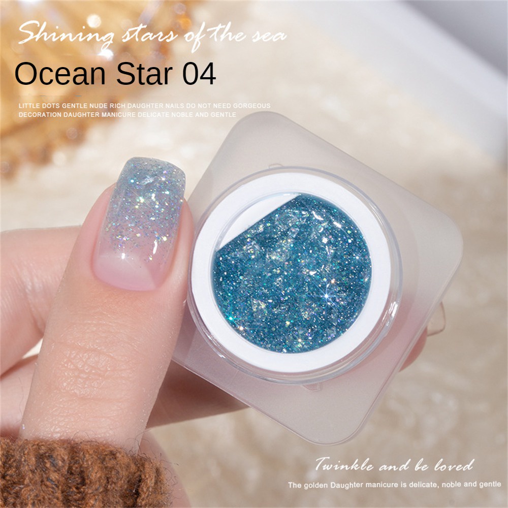 julystar-heart-of-the-sea-five-colorful-bright-glitter-broken-diamond-cans-of-nail-polish-glue-new-nail-light-therapy-glue-ร้านเล็บ