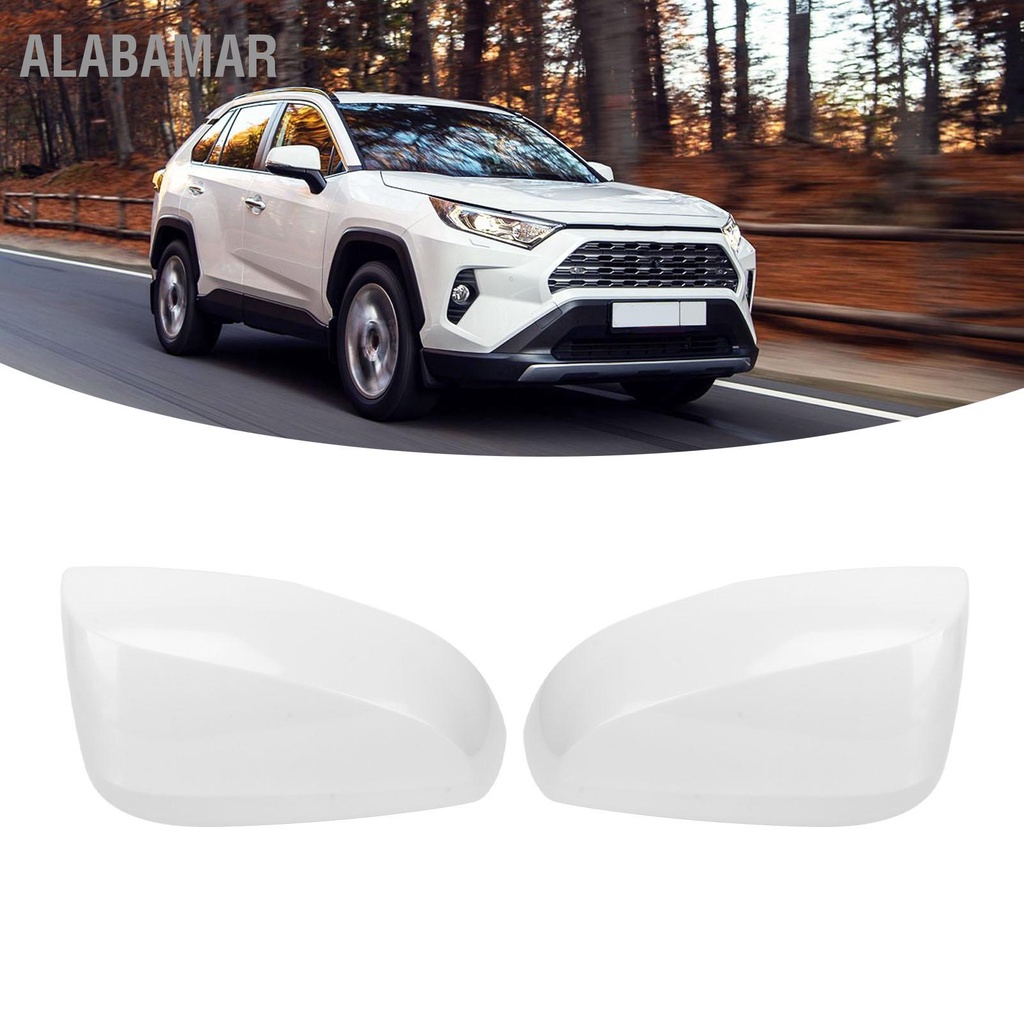 alabamar-ฝาครอบกระจกมองหลังด้านข้างฝาครอบกระจกมองหลังสำหรับ-rav4-2020