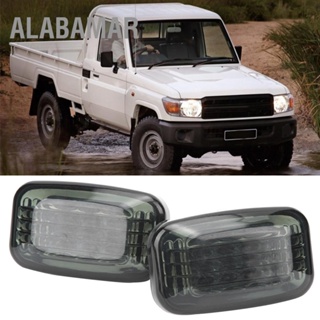 ALABAMAR 2PCS Fender Side MARKER ไฟเลี้ยวสำหรับ Toyota Land Cruiser 70 80 100 Series