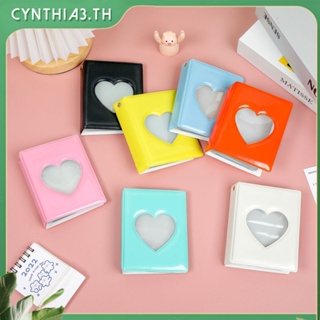 3นิ้วสีทึบ Photocard ผู้ถือเกาหลี Kpop Binder อัลบั้มรูป32กระเป๋าโพลารอยด์อัลบั้มไอดอลดาวไล่ Instax เก็บหนังสือ Cynthia