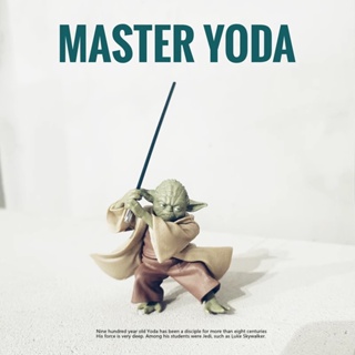 ของเล่นฟิกเกอร์ Star Wars Master Yoda พร้อมไฟกระเบื้อง