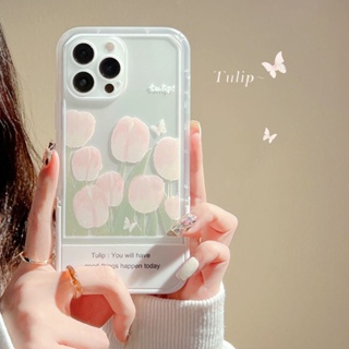 Flower Invisible Bracket Phone Case For Iphone14promax 11 13 Transparent XR Soft 12 Female XS