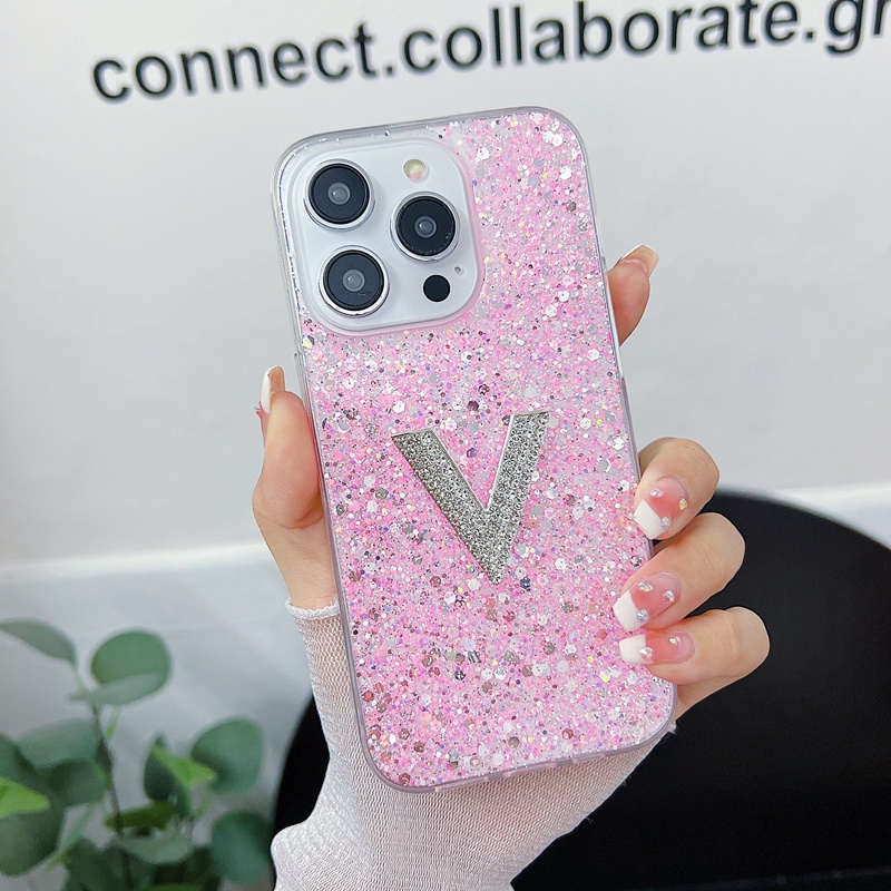 เคสโทรศัพท์มือถือ-แบบนิ่ม-ลาย-v-ประดับเพชร-หรูหรา-สําหรับ-vivo-y02-y02s-yy22-y22s-y21t-y33s-y33t-y21s-y15a-y15s-y01-y77-y77e-y20-y20s-y12s-y12a-y15-y17-y12