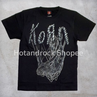 เสื้อยืดวงสีดำ Korn TDM 1811 Hotandrock