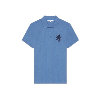 AIIZ (เอ ทู แซด) - เสื้อโปโลท็อปดราย ปักสิงห์nWomens Top-Dyed Polo Shirts