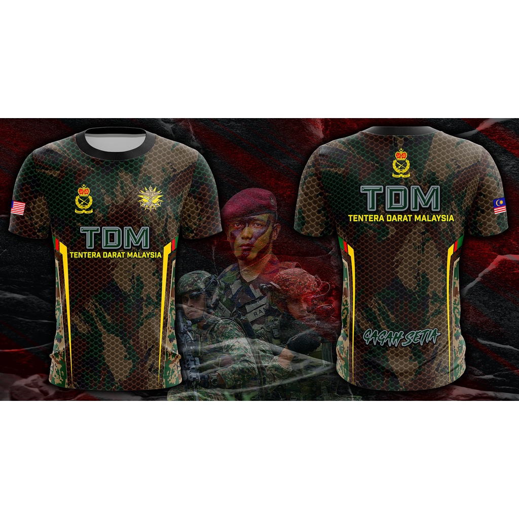 baju-askar-งดงาม-tdm-baju-piling-murah-เสื้อยืดแขนสั้น-พิมพ์ลาย-askar-baju-ganas-corak-100-sublimation-jersey-3d-คุณภาพสูง-แฟชั่นสําหรับผู้ชาย-และผู้หญิง