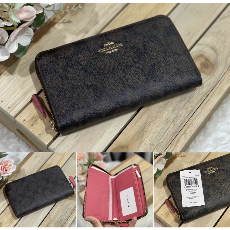 medium-id-zip-wallet-f88913-กระเป๋าสตางค์ซิปยาว-coac-h-กระเป๋าสตางค์สตรี-ที่ใส่บัตร