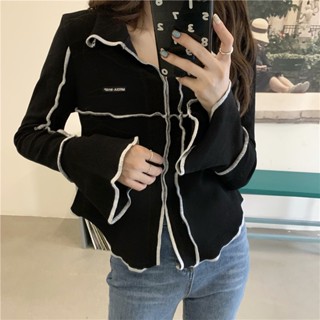 เสื้อคาร์ดิแกน สไตล์ตะวันตก แฟชั่นฤดูใบไม้ผลิ สําหรับผู้หญิง