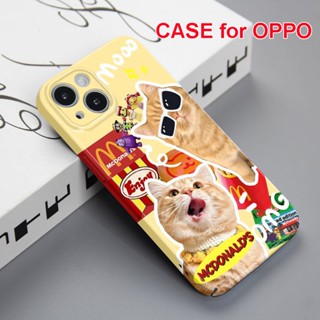 เคสโทรศัพท์มือถือแบบแข็ง ลายการ์ตูนสุนัข McDonalds น่ารัก สําหรับ OPPO Reno8T 5G Reno8 Pro Reno8 Reno7 Z Reno7 Pro Reno6 Pro Reno5 Reno4 Z Reno3