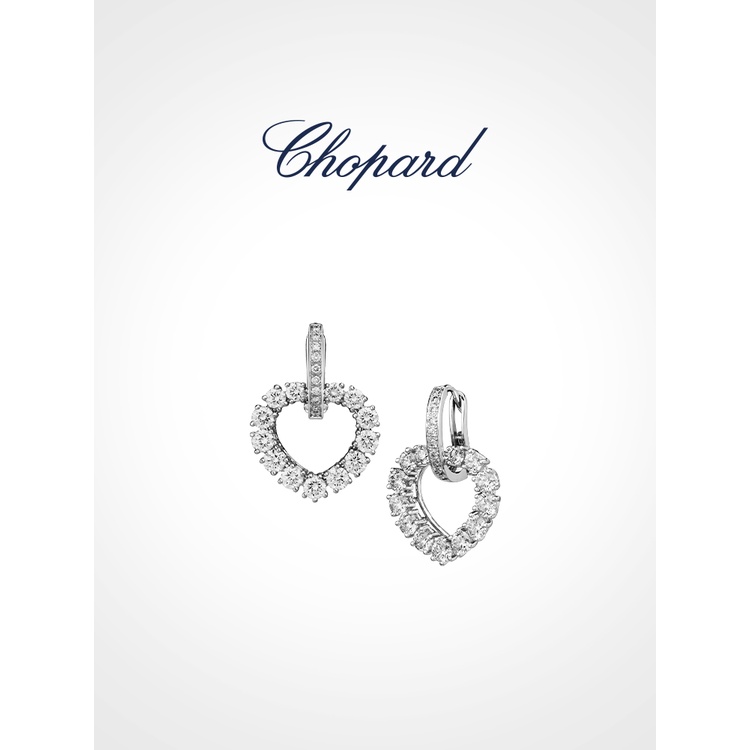 พร้อมส่ง-chopard-ต่างหูเพชร-ทองคําขาว-18k-หรูหรา-เครื่องประดับ-สําหรับงานแต่งงาน