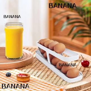 Banana1 กล่องเก็บไข่ 2 ชั้น สําหรับตู้เย็น
