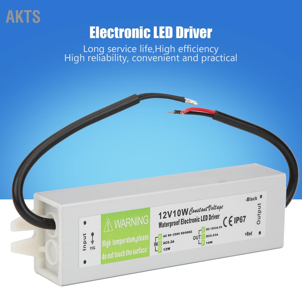 akts-ไดรเวอร์ไฟฟ้า-led-10w-กันน้ํา-ac90-250v-50-60hz