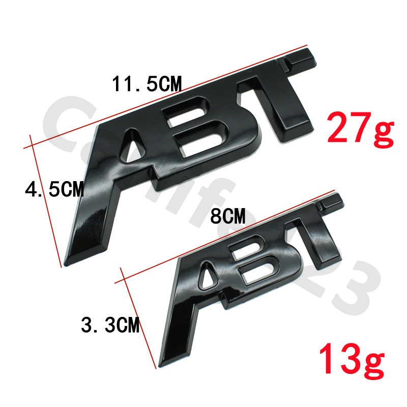 สติกเกอร์โลโก้-audi-volkswagen-german-abt-seat-skoda-grille-โลหะ-สําหรับติดกันชนหน้า-และหลังรถยนต์