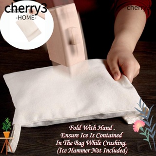 Cherry3 กระเป๋าน้ําแข็ง ผ้าแคนวาส 13.38 นิ้ว × 8.66 นิ้ว ทนทาน เป็นมิตรกับสิ่งแวดล้อม 4 ชิ้น