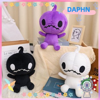 Daphs ตุ๊กตาฟักทองฮาโลวีน รูปฟักทอง แบบนิ่ม สีส้ม สําหรับตกแต่งปาร์ตี้ฮาโลวีน