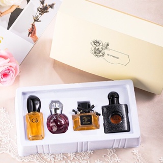 เซตน้ำหอม กลิ่นหอม ติดทนนาน แพ็คเกจสวยหรูหรา 4*30ml