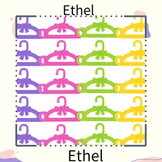 Ethel1 ไม้แขวนเสื้อ ขนาดเล็ก 18 นิ้ว 43 ซม. สําหรับบ้านตุ๊กตา 5 ชิ้น ต่อชุด