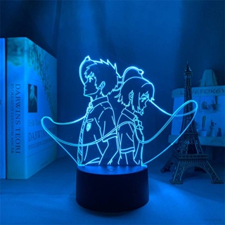 โคมไฟกลางคืน LED รูปอนิเมะ Your Name 3d ชาร์จ USB สําหรับตกแต่งบ้าน