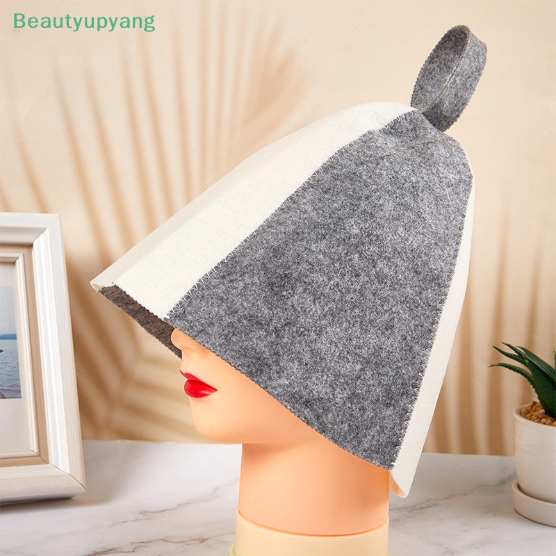 beautyupyang-หมวกซาวน่า-ป้องกันความร้อน-อุปกรณ์เสริม-สําหรับห้องน้ํา