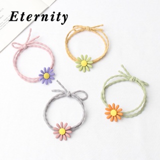 Eternity    ยางรัดผมเกลียว ยางรัดผมดอกไม้สไตล์ญี่ปุ่น มดอกไม้ลูกปัดใหญ่ ยางรัดผมแฟชั่น ยางมัดผมสีดำเส้นใหญ่ Chic สวยงาม สไตล์เกาหลี สบาย A98N224 36Z230909