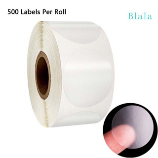 Blala สติกเกอร์ใส ทรงกลม มีกาวในตัว สําหรับติดตกแต่ง 500 ชิ้น